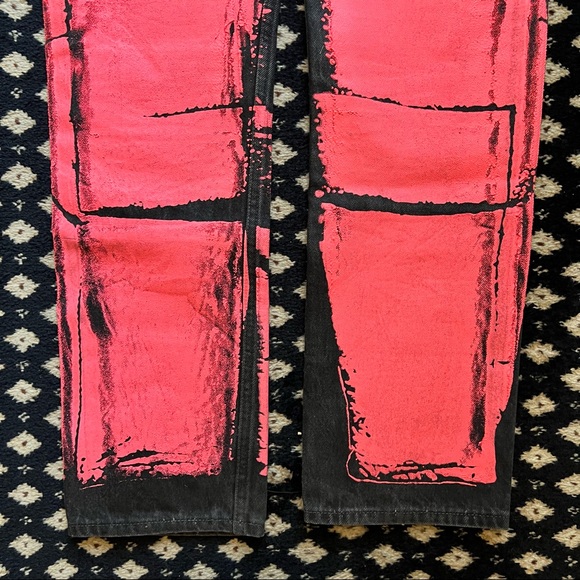 Sp5der Worldwide x Levi’s Painted Moto Jeans - Picture 6 of 8